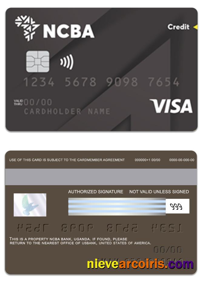 Uganda NCBA Bank visa classic credit card